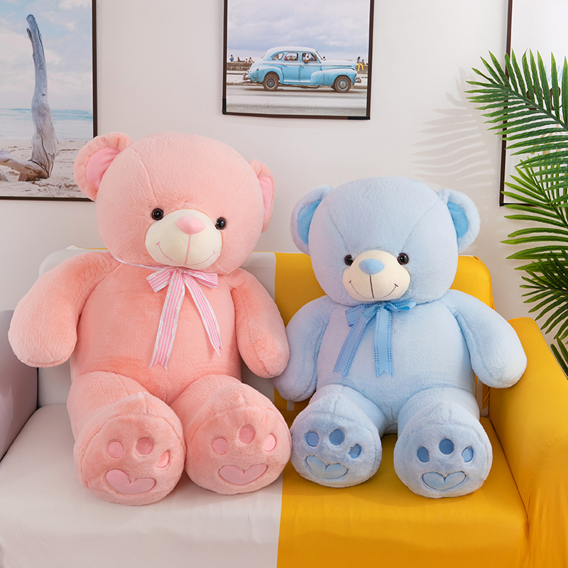 女孩睡觉床上可爱小熊毛绒娃娃女生治愈泰迪熊公仔儿童抱枕玩偶