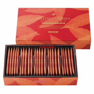 日本代购 ROYCE曲奇棒 巧克力榛子果 BATON COOKEIES 25枚饼干棍