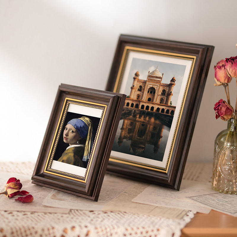 创意美式复古照片打印加相框高级感空框摆台5678寸挂墙洗照片做成,家居饰品,相框/画框,淘宝优惠券,粉丝福利购,淘宝优惠卷
