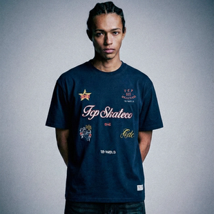 街头滑板嘻哈街舞短袖 FCPskateco.90s 美式 Tee tee Icon