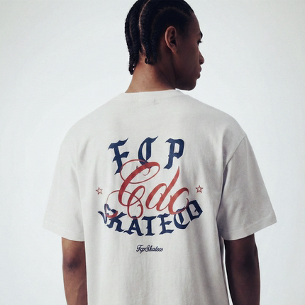 FCP skateco. CDC Tee成都限定短袖 美式街头滑板嘻哈街舞短袖tee