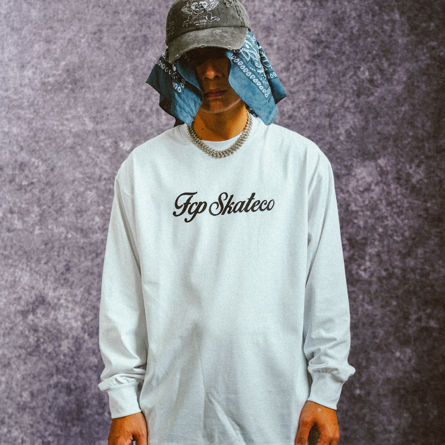 FCP skateco. BASIC LOGO L/S TEE基础LOGO长袖