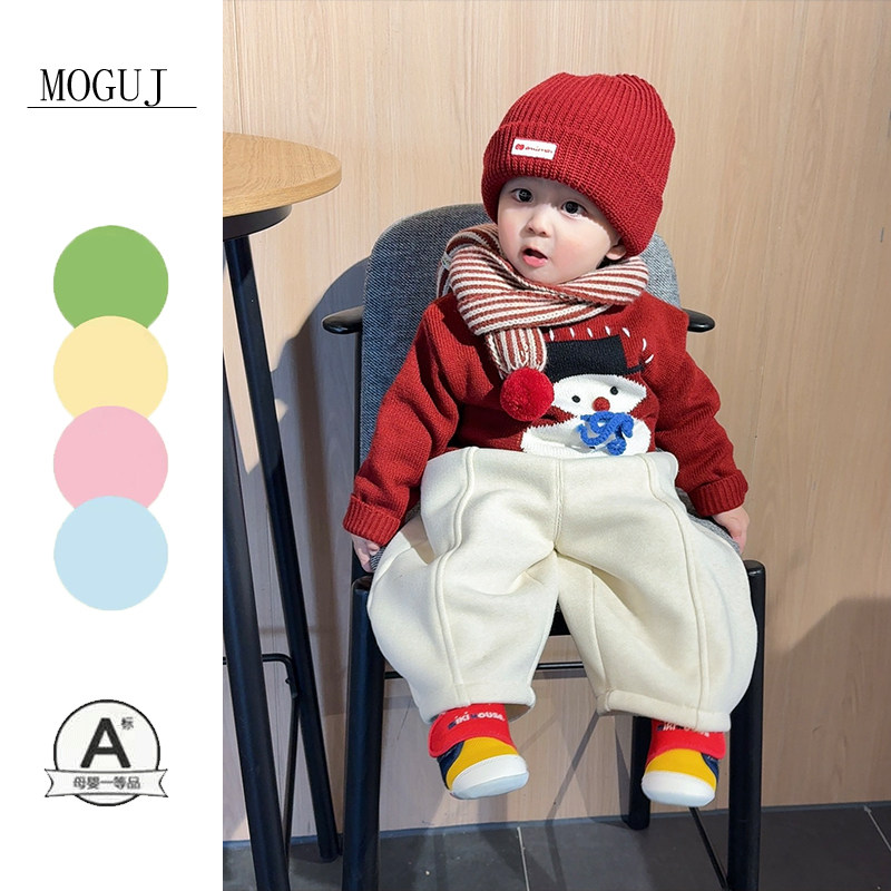 宝宝休闲毛衣裤子两件套