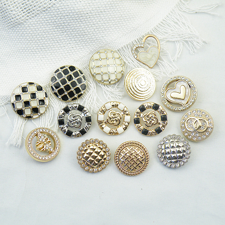 金属钻扣时尚百搭上衣服大衣纽扣