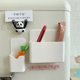 磁吸可悬挂式 饰品整理盒 INS日系笔筒课桌冰箱贴收纳盒磁贴家居装