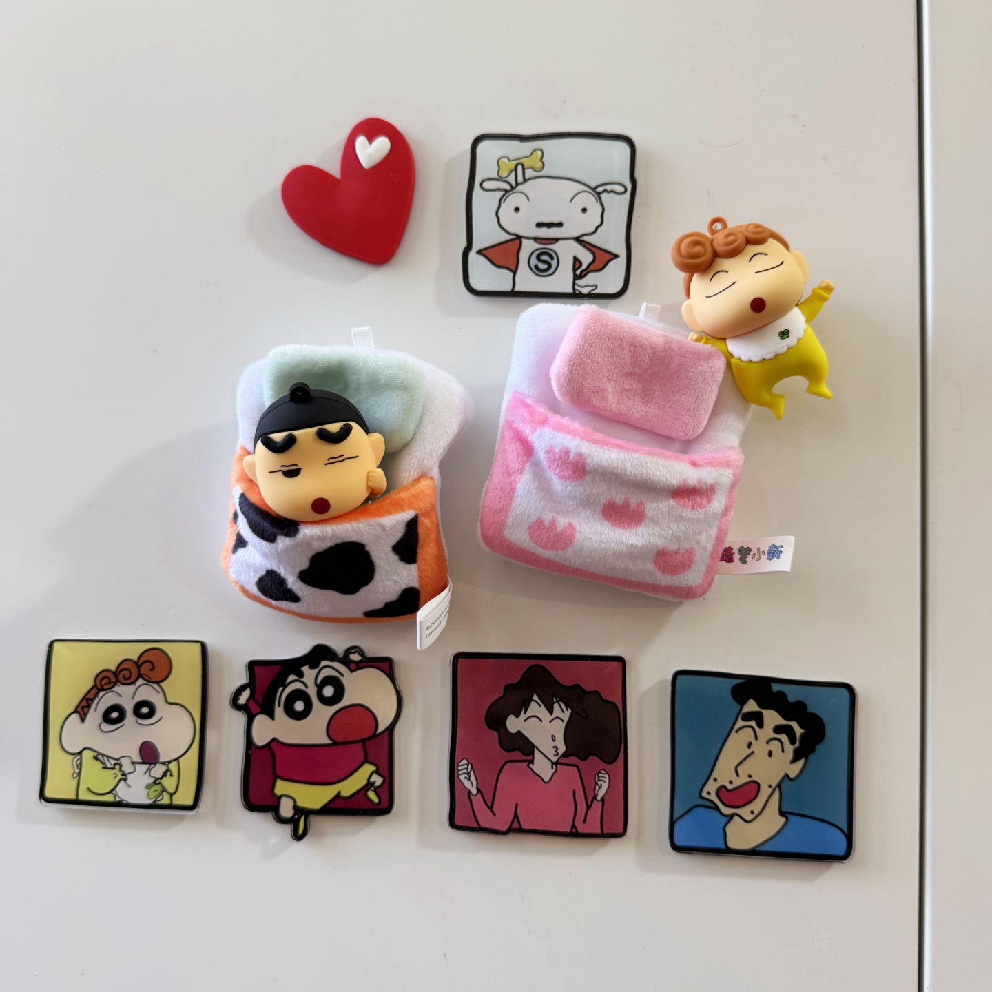 创意睡袋小葵小新可爱冰箱贴洞洞板入户门磁吸装饰磁贴磁力贴