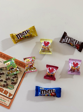 【4个包邮】仿真零食糖果冰箱贴磁贴创意卡通装饰磁洞洞板入户门