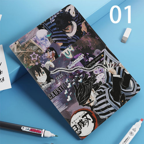 PT563 鬼灭外壳适用ipad10.2软air345第十代保护套matepad11笔槽mini6小米7pro13寸10.9荣耀9小新联想