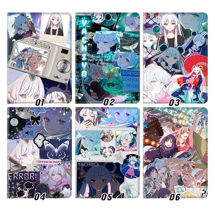 超时空辉夜姬 月见八千代 动漫周边外壳适用ipad10.2软air345第十代保护套matepad11笔槽mini6小米7pro13寸