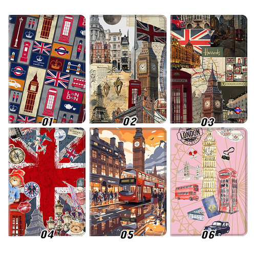 旅行 英国伦敦 大笨钟平板皮套适用ipad10保护壳pro13全包mini6软air56蚕丝纹10.9寸华为10.2笔槽11.5s小米