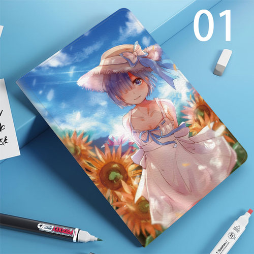PT481 雷姆外壳适用ipad10.2软air345第十代保护套matepad11笔槽mini6小米7pro13寸10.9荣耀9小新联想