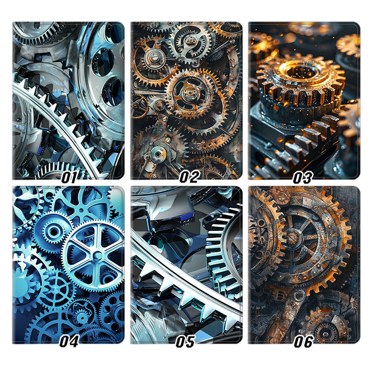 齿轮机械工程外壳适用ipad10.2软air345第十代保护套matepad11笔槽mini6小米7pro13寸10.9荣耀9小新联想