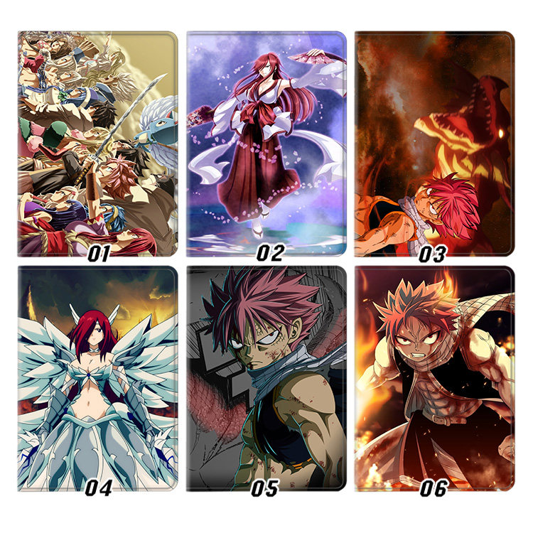 妖精的尾巴外壳适用ipad10.2软air3/4/5第十代保护套matepad pro11笔槽mini5/6小米5pro12.9寸10.9荣耀V8皮套