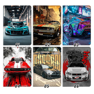 pro11笔槽mini5 经典 5第十代保护套matepad 6小米5pro12.9寸10.9荣耀V8 跑车复古外壳适用ipad10.2软air3