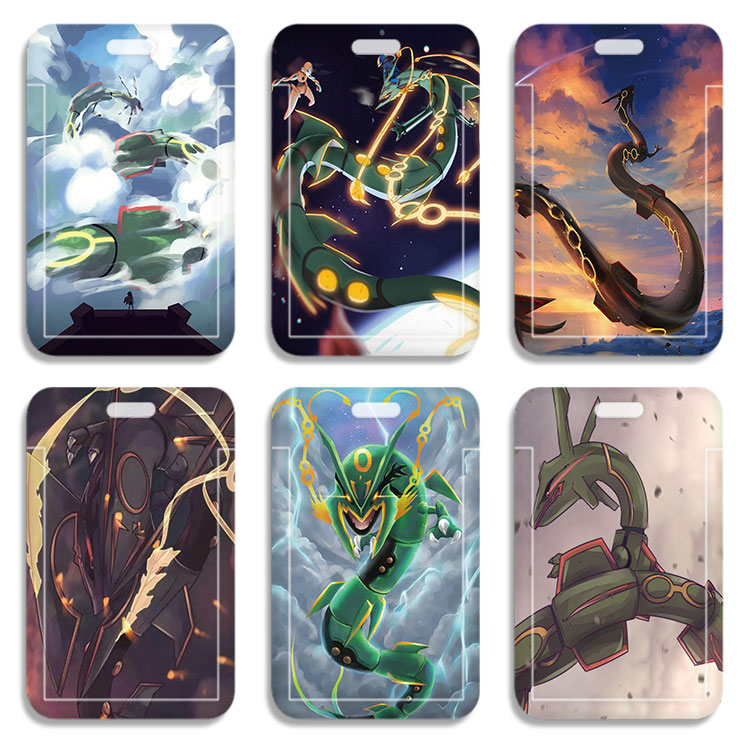 宝可梦 裂空座动漫公交卡套学生校园卡套 地铁卡套工作证卡套卡包