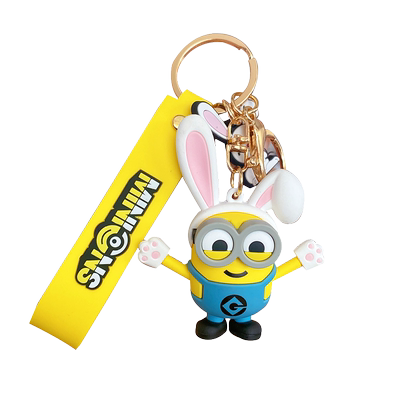 正版小黄人卡通公仔搪胶