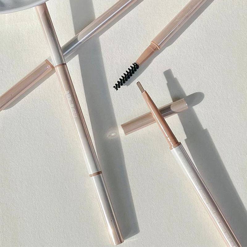 三角眉笔超细头双头持久防水不易脱色自然立体新手初学者灰棕咖色