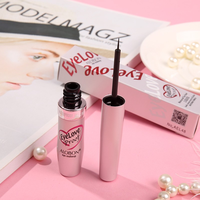 雅邦眼线液女正品防水不晕染超细软头防汗持久速干瓶装液体眼线笔