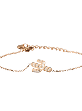 小众仙人掌玫瑰金冷淡风手串