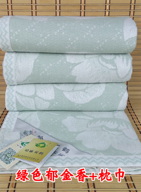 郁金香纯麻凉席哈麻双鹤加厚柔软纯麻空调席子夏季凉席