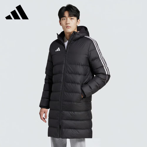 阿迪达斯adidas男足球系列 TIRO23L LNGDWN 长款羽绒服 HS7238