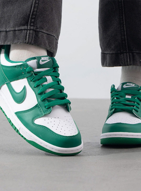 Nike耐克板鞋女 Dunk Low 绿色低帮复古百搭运动休闲鞋FB9109-114
