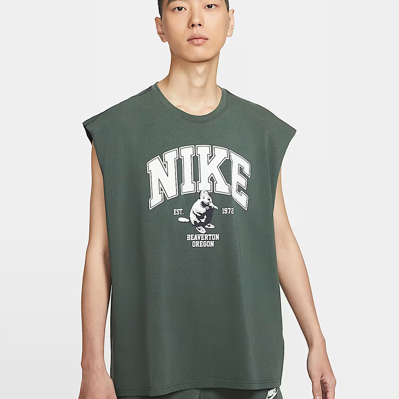 Nike耐克男子夏季篮球背心训练跑步透气休闲无袖T恤IH0819-338