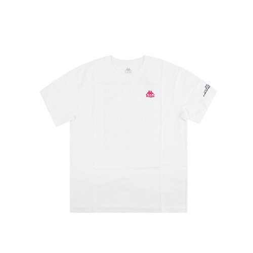 kappa卡帕男子夏季圆领印花宽松透气休闲短袖T恤K0BY2TD79A-001