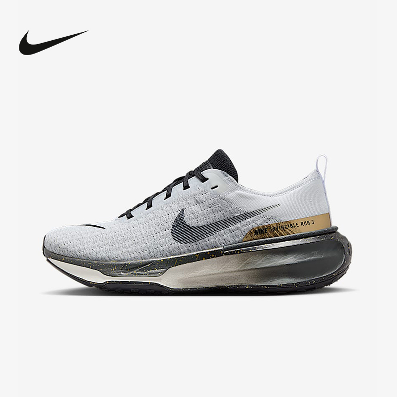 Nike耐克INVINCIBLE 3男子公路专业跑步鞋春季新款飞织IB2756-100