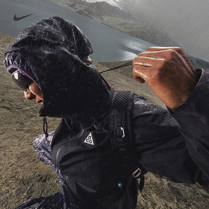 耐克NIKE户外软壳外套防风防水ACG登山训练服夹克FV8642-010
