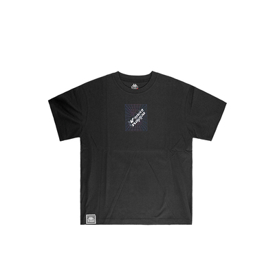 Kappa卡帕男子夏季圆领宽松印花休闲运动短袖T恤K0B32TD22A-990