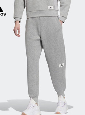 阿迪达斯adidas女款裤子大码收口束脚休闲裤女士下脚运动裤IP7053