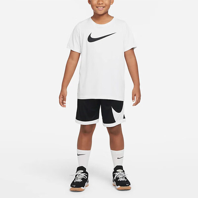 Nike耐克短裤儿童夏季宽松时尚透气运动休闲五分裤DM8186-010
