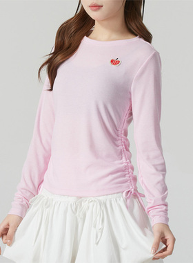 nike耐克女子上装春季新款刺绣圆领休闲运动长袖T恤HV8728-663