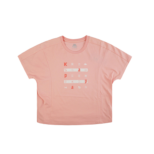 T恤K0B42TD14 透气宽松圆领字母印花时尚 4511 女夏季 Kappa卡帕短袖