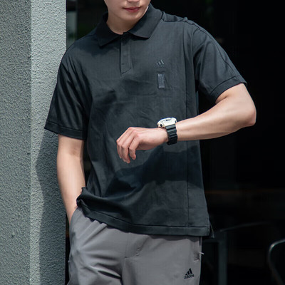 阿迪达斯男装POLO衫运动休闲T恤