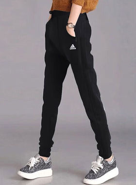 阿迪达斯adidas女裤舒适时尚运动裤跑步训练裤子休闲快干透DY8698
