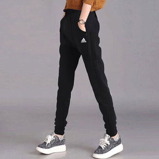 阿迪达斯adidas女裤舒适时尚运动裤跑步训练裤子休闲快干透DY8698