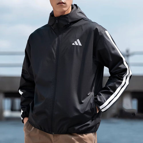 阿迪达斯adidas运动服健身训练透气休闲轻薄外套梭织夹克IM7848