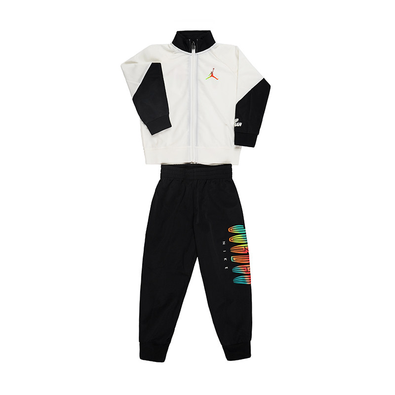 Nike耐克幼童春秋季 Jordan 印花舒适套装卫衣JD2232053TD-001