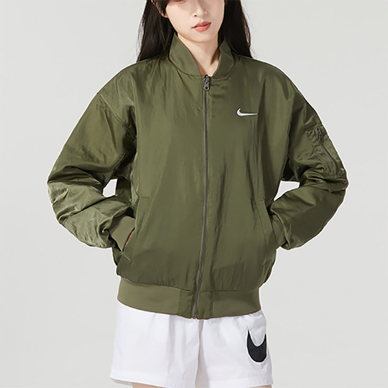 耐克/nike女子立领棉服夹克外套