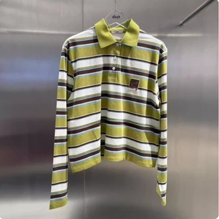 3J3B513吊牌795小地素dzzit专柜正品 2025秋四波女士条纹T恤