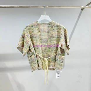 1I2F404吊牌4390元 2024夏女士夹克 D高地素专柜正品