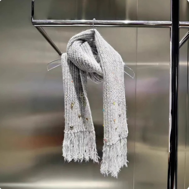 3I4W301吊牌695小地素dzzit专柜正品2024冬女士围巾