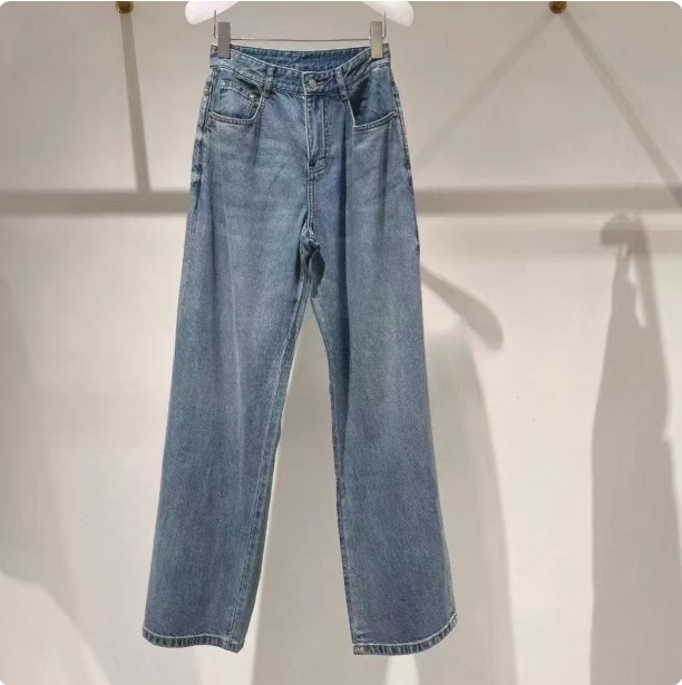 2J2R807吊牌1299大地素DAZZLE专柜正品2025夏女牛仔阔腿裤