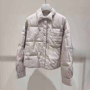 2J4K230吊牌2199大地素DAZZLE专柜正品 2025冬女短羽绒服