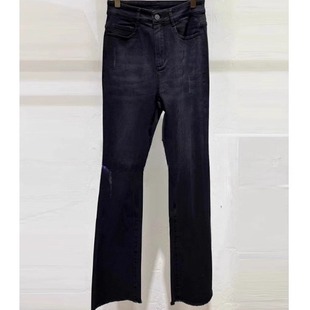 3H1R505吊牌895小地素dzzit专柜正品 2023春女士牛仔喇叭裤
