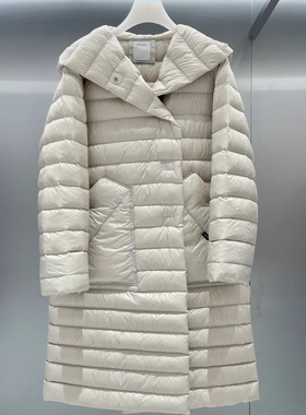 2I4K404吊牌3899大地素DAZZLE专柜正品2024冬女士长羽绒服火