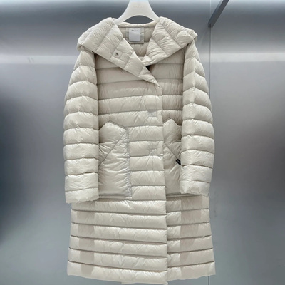 2I4K404吊牌3899大地素DAZZLE专柜正品2024冬女士长羽绒服火