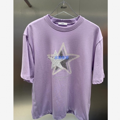 3H3B308吊牌795小地素dzzit专柜正品2023秋女图案T恤短袖小上衣火